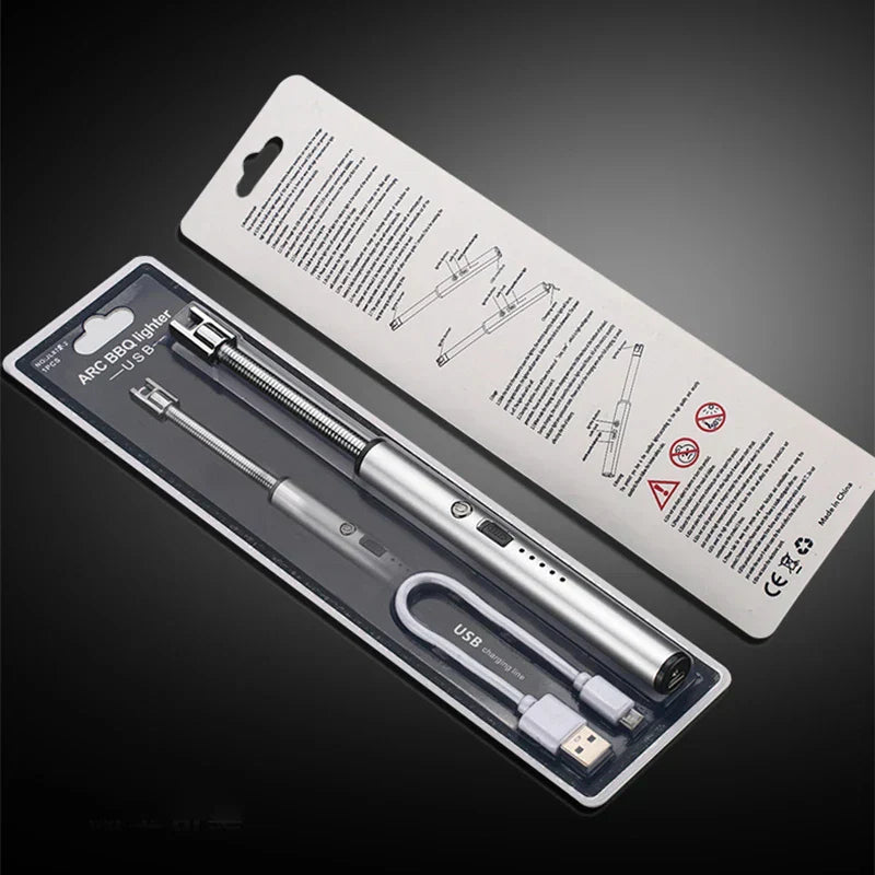 Metal House Electric Arc Lighter USB chargeable