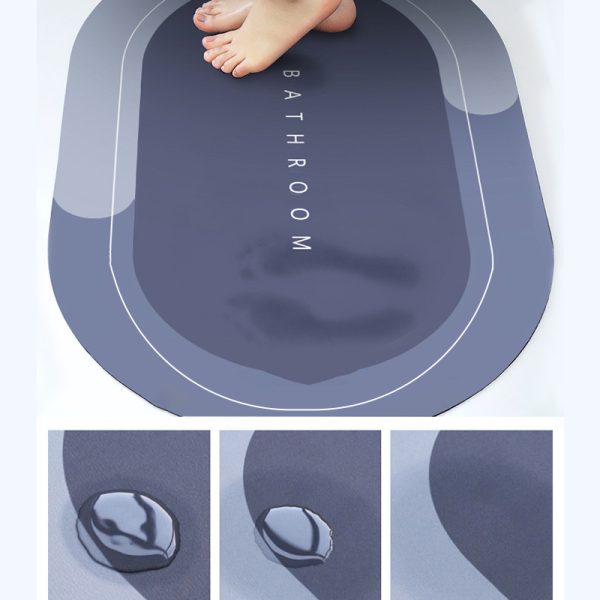 Moderen Non-Slip Round Bath Mats (random colour)
